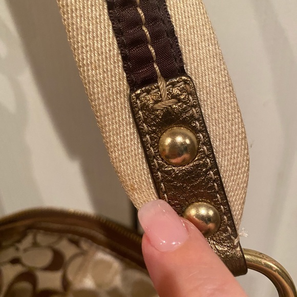 Authentic Coach purse patchwork on color brown - Picture 4 of 7